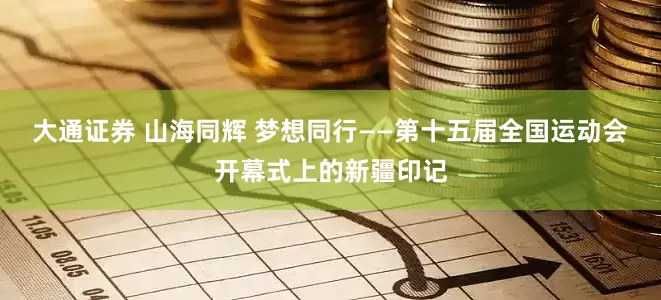 大通证券 山海同辉 梦想同行——第十五届全国运动会开幕式上的新疆印记